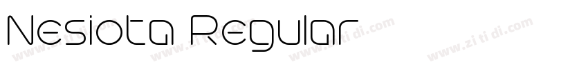 Nesiota Regular字体转换 Nesiota Regular字体转换